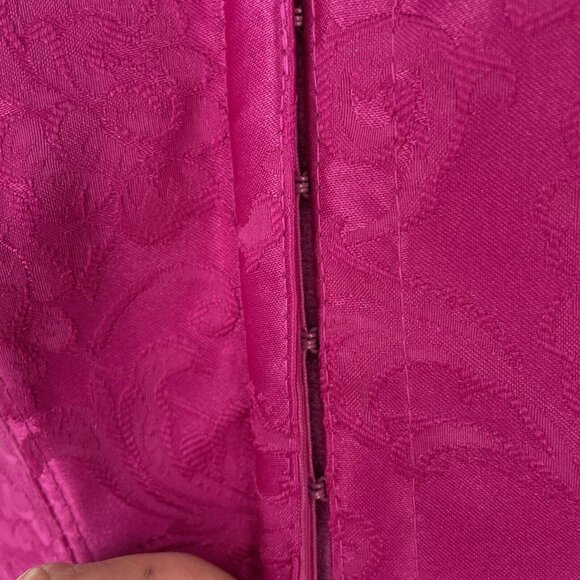 Elegant Women's Lace Halter Corset - Pink - Picture 3 of 16